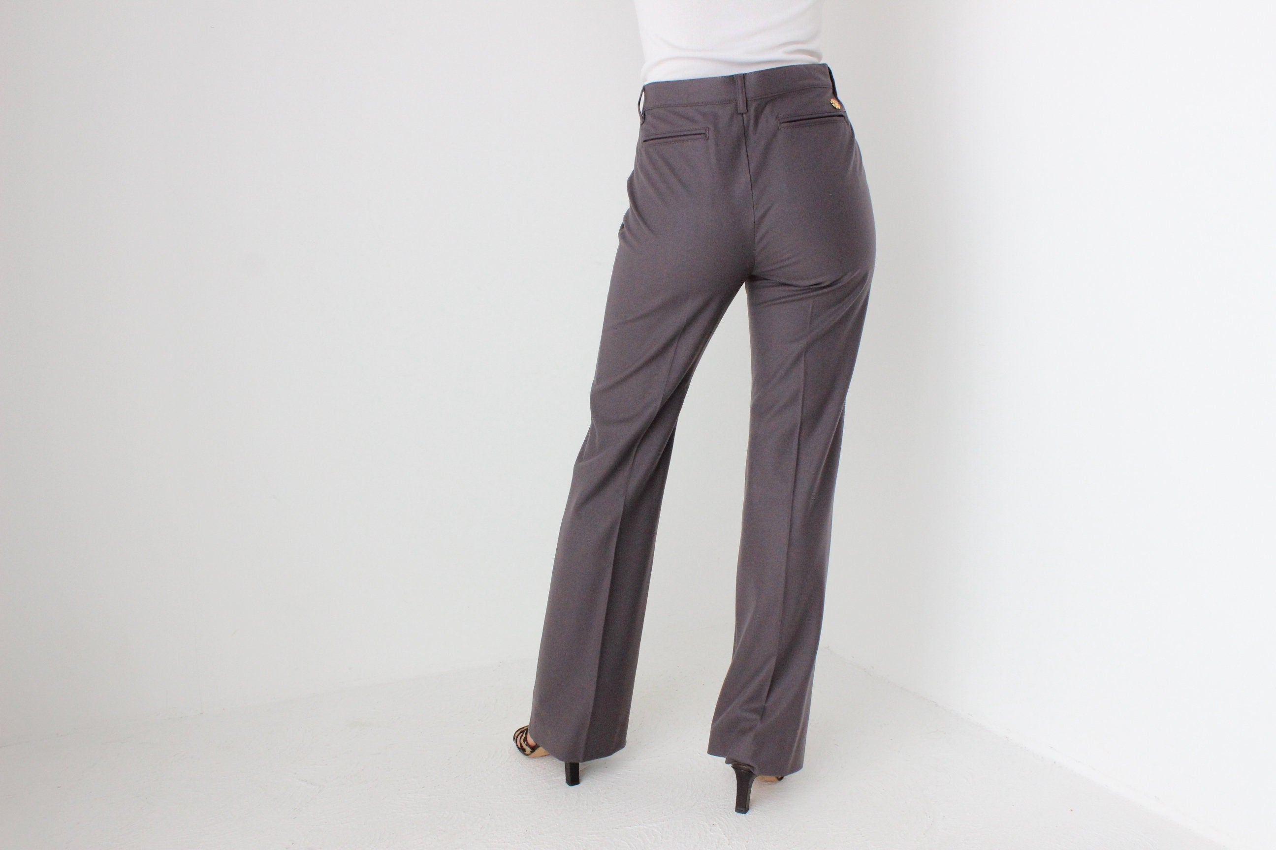 2000s Roberto Cavalli Virgin Wool Trousers