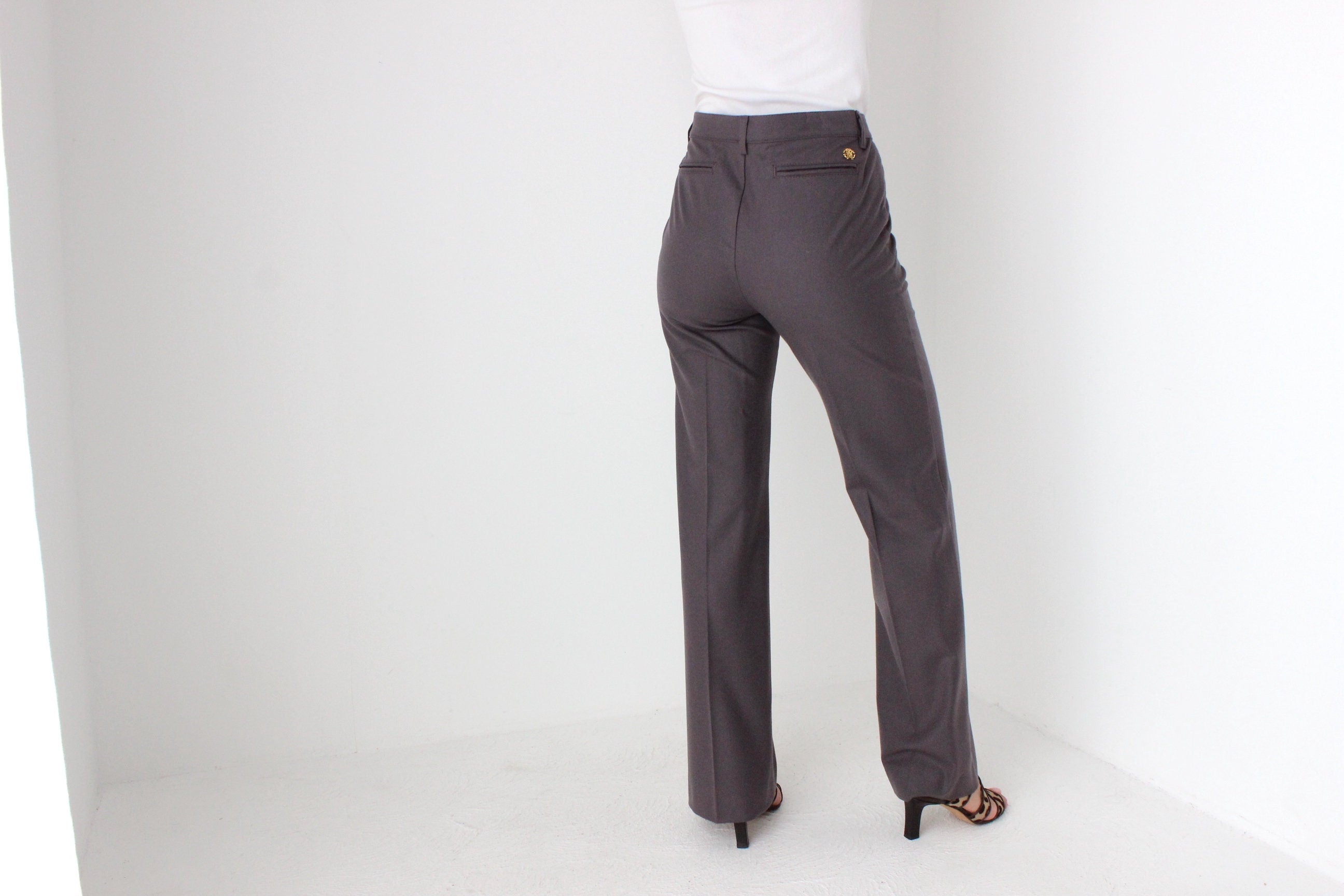 2000s Roberto Cavalli Virgin Wool Trousers