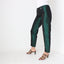 Vintage 2000s GUCCI by Tom Ford Metallic Green SILK Cropped Pants