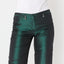 Vintage 2000s GUCCI by Tom Ford Metallic Green SILK Cropped Pants