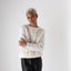 80s Ivory Mohair Hand Knit Textured Fluffy Sweater
