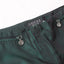 Vintage 2000s GUCCI by Tom Ford Metallic Green SILK Cropped Pants