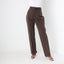 90s Vintage PRADA Chocolate Tailored High Waist Trousers