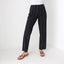 Y2K Versace Pinstripe Cotton Relaxed Leg Cropped Trousers