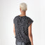 Y2K Abstract Mesh Circle Print Tee