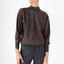 80s Chocolate Glitter High Neck Knit