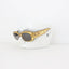 CHRISTIAN DIOR Rare 1980s Gold Rectangular Sunglasses