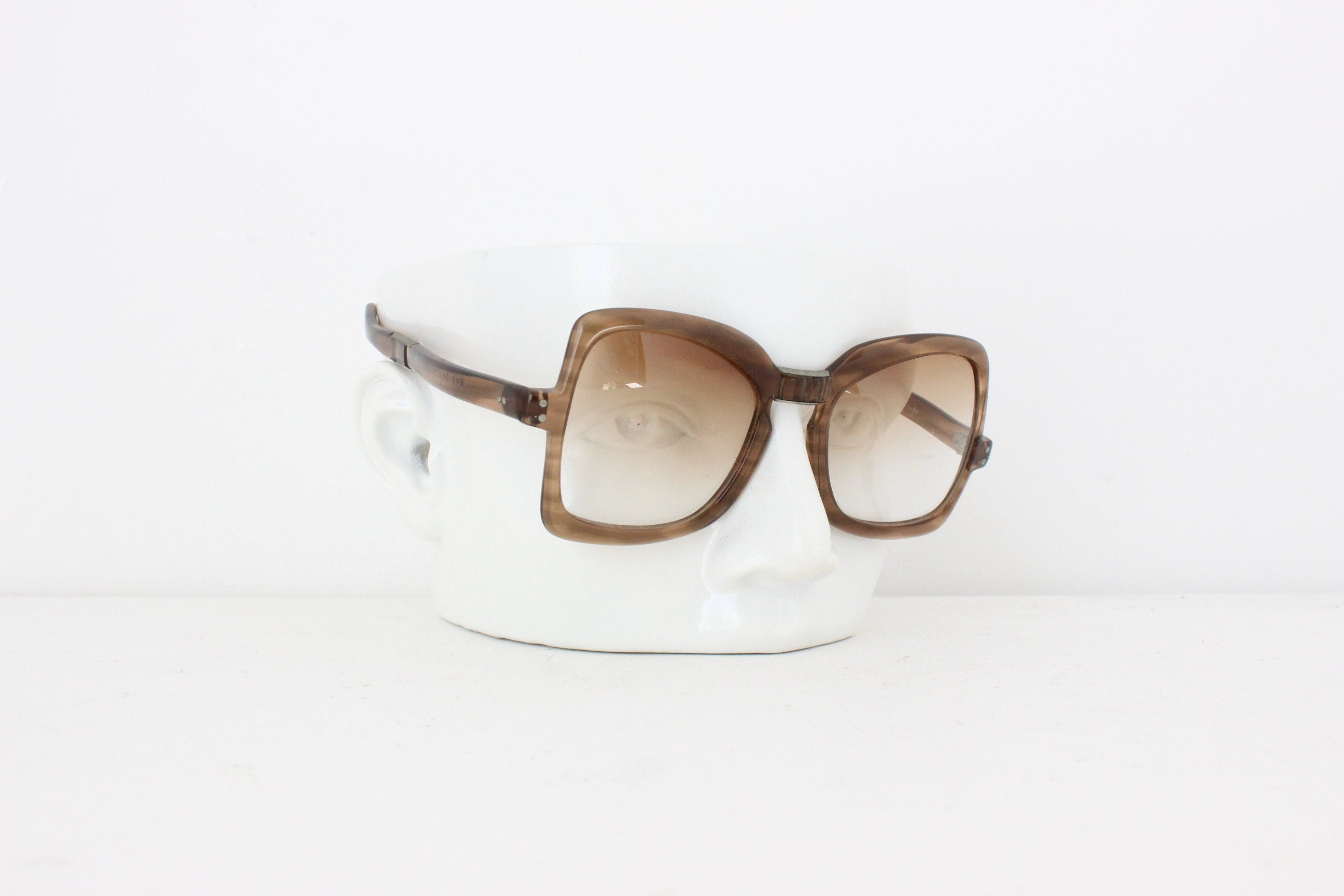 70s FOLDABLE "Eye-Benders - Belinda" Collectible Vintage Sunglasses