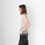 90s LA PERLA Italy Nude Mesh & Beaded Cami Top
