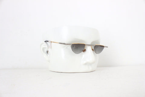 90s Passe Patout Slim Line Architectural Bahaus Sunglasses ~ Made in France