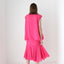 Maximalist 80s Gucci Vibe Dramatic Draped Puff Party Dress
