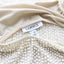 90s LA PERLA Italy Nude Mesh & Beaded Cami Top