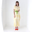 80s Pastel ~ Pure Silk ~ Relaxed Garden Party Dress w/ Green Sash Belt