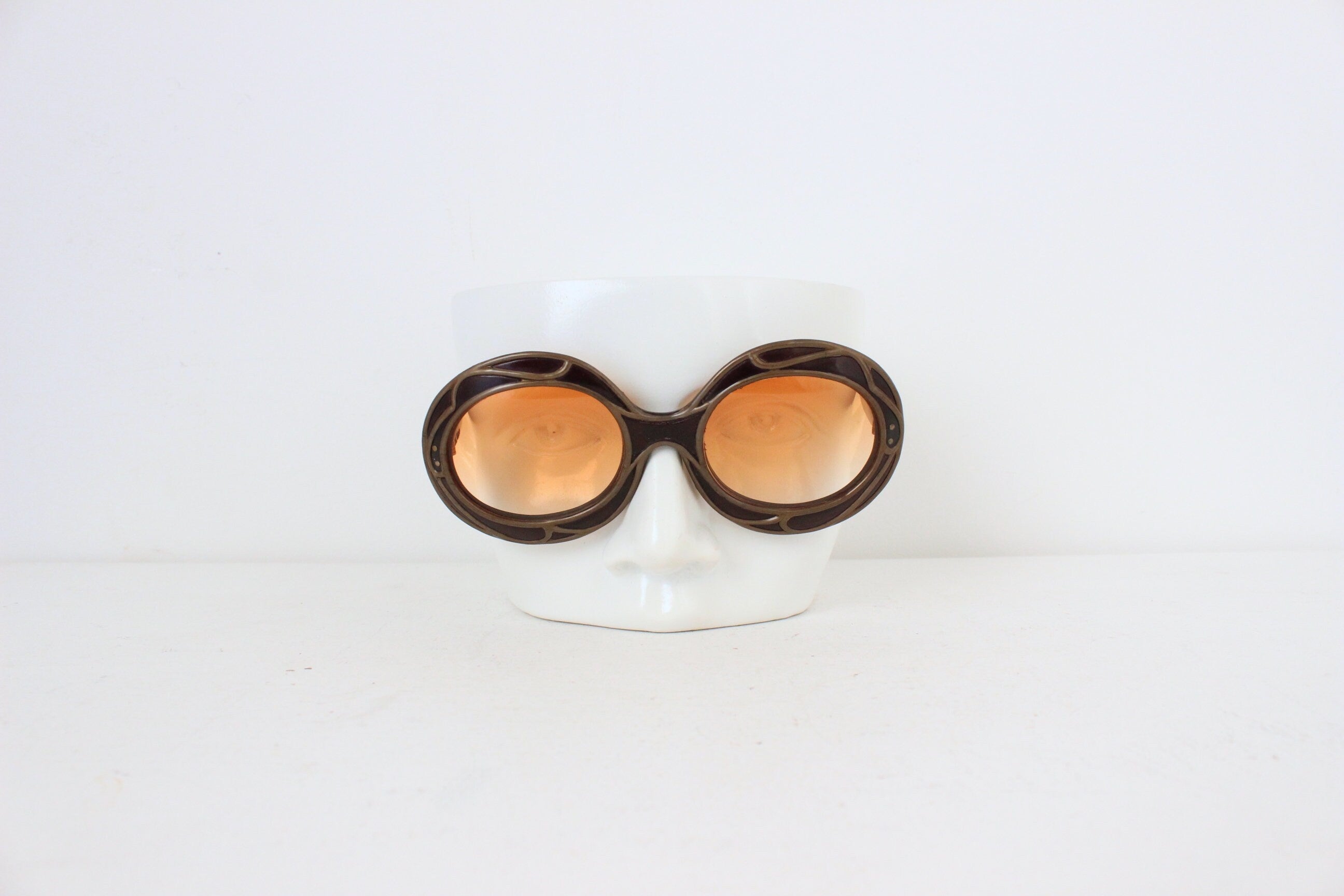 Rare 1960s French Vintage Sunglasses ‘Riviera’ - by Michel Brevet ~ Handmade France