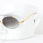 1980s Gold Plated Sculptural "Knot" Sunglasses ~ by MCS, Made in West Germany