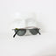 80s NEOSTYLE Germany Asymmetric Metal Art Sunglasses