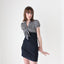 Y2K Guess Striped Puff & Navy Denim Babydoll Sailor Mini