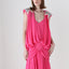 Maximalist 80s Gucci Vibe Dramatic Draped Puff Party Dress