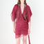 Y2K Embellished Silk Plunge Neck Backless Mini Dress