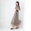 Stunning 70s Trippy Optical Strobe Voluminous Halter Dress