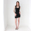 90s DOLCE & GABBANA Sexy Ruched Square Neck Cocktail Dress