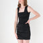 90s DOLCE & GABBANA Sexy Ruched Square Neck Cocktail Dress