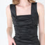 90s DOLCE & GABBANA Sexy Ruched Square Neck Cocktail Dress