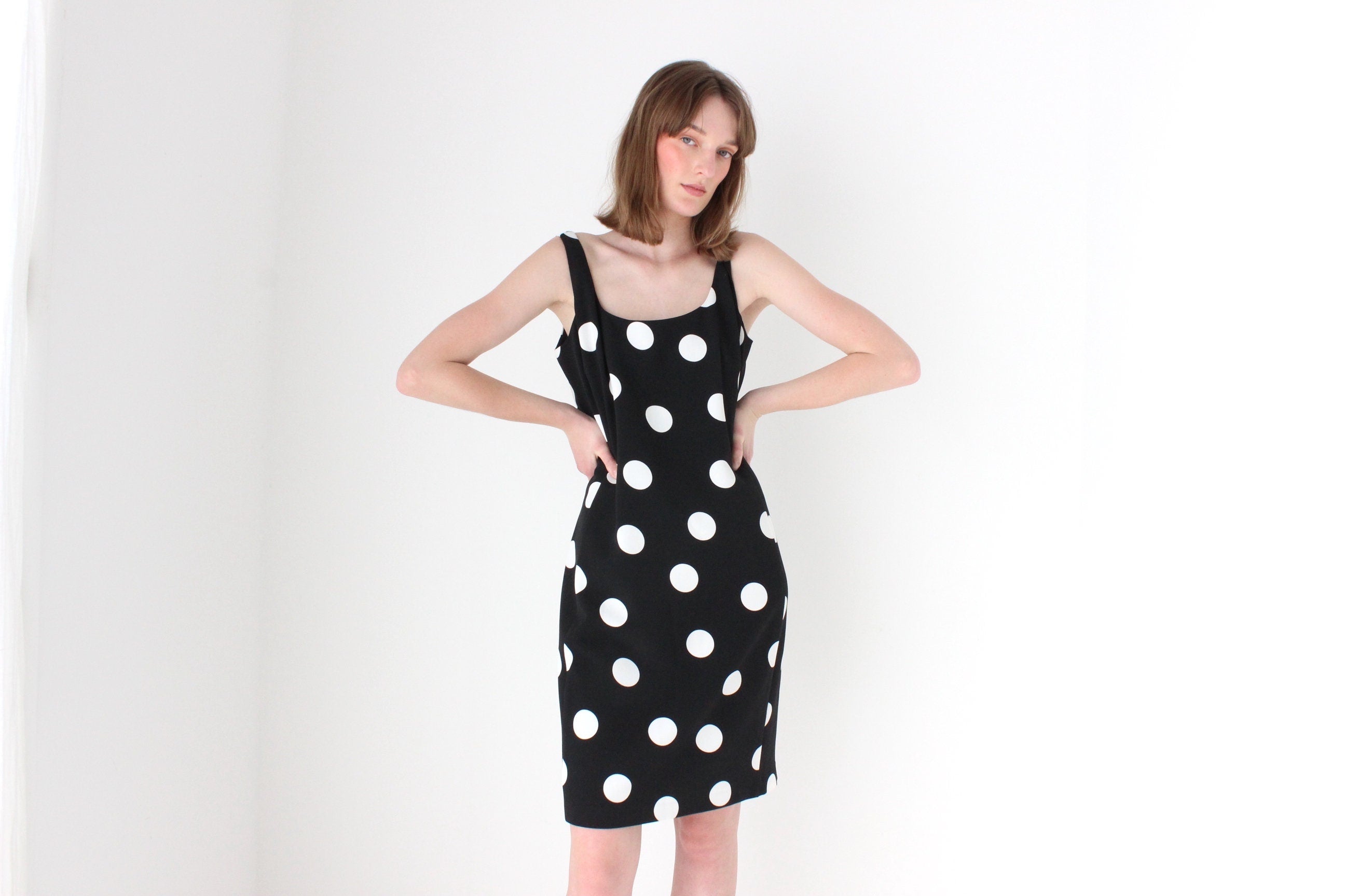 Karl lagerfeld polka dot dress best sale