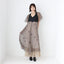 Stunning 70s Trippy Optical Strobe Voluminous Halter Dress