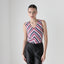 00s Does 70s Chevron V Neck Tank