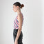 00s Does 70s Chevron V Neck Tank