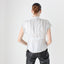 Y2K Metallic Sexy Corporate Striped Wrap Top