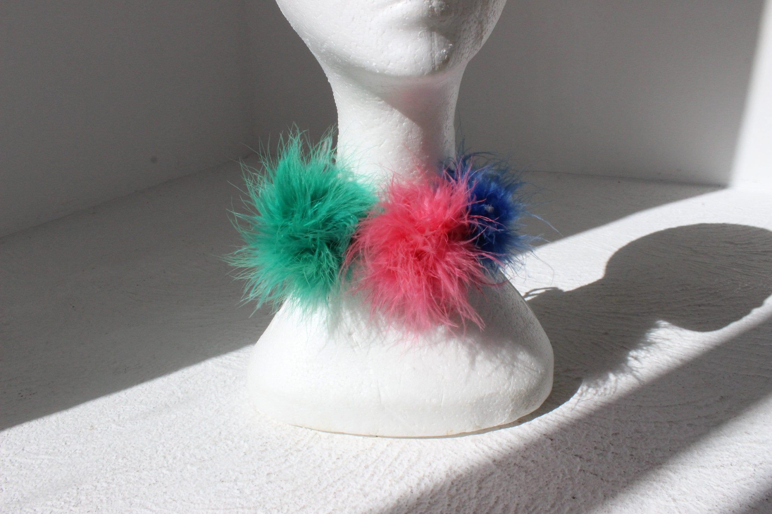 Weird & Wonderful Fluffy Marabou Feather Accessory [Choker, Necklace or Belt]