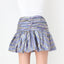 2000s Metallic Bubble Mini Skirt