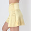80s Gold High Waist Flared Leg Nylon Lycra Party Shorts