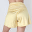 80s Gold High Waist Flared Leg Nylon Lycra Party Shorts