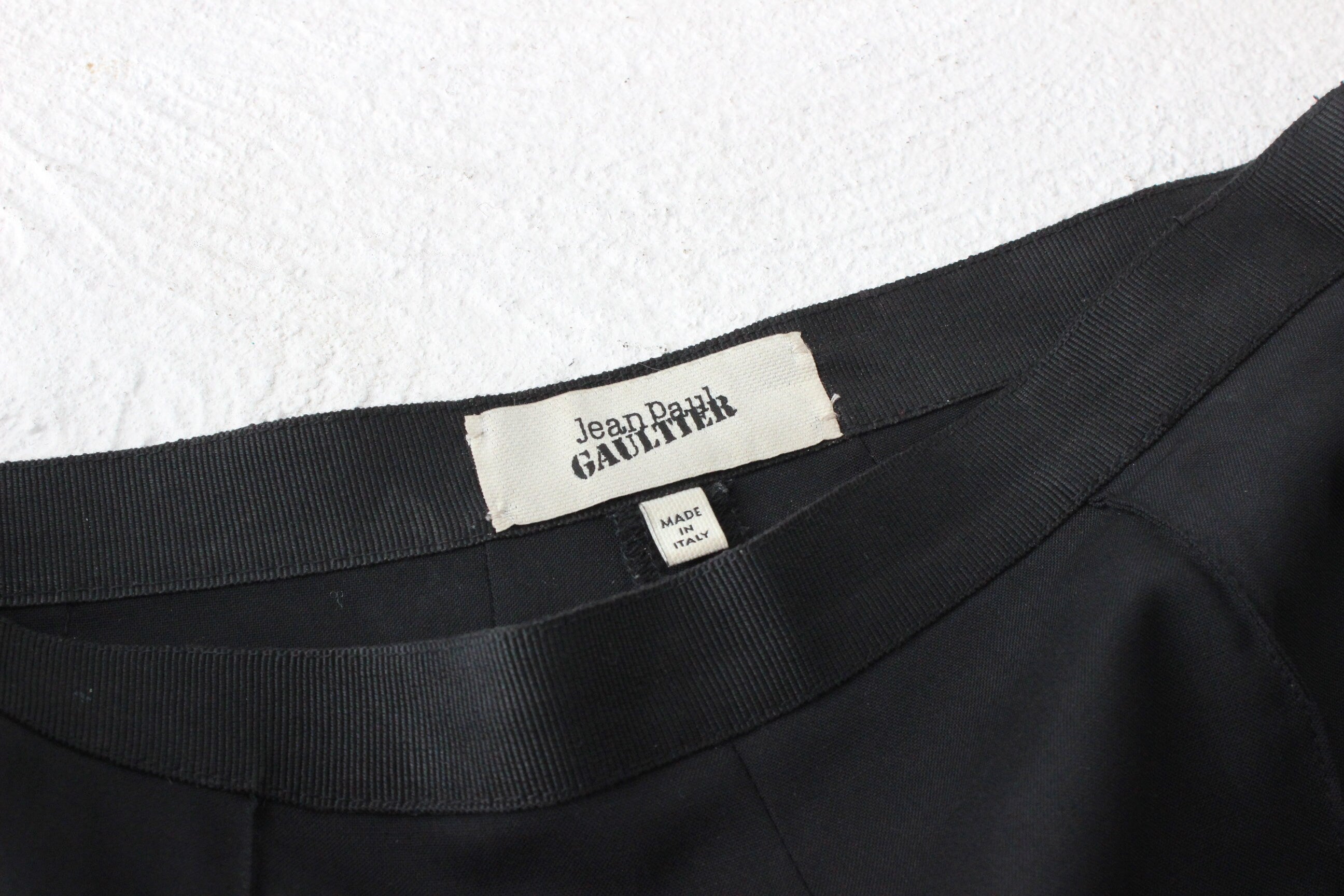 BALLETCORE Vintage Jean Paul Gaultier Fitted Wool Stirrup Pants