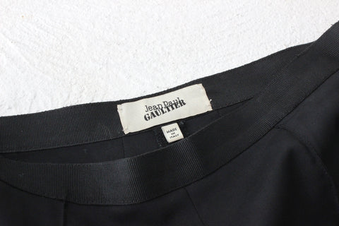 BALLETCORE Vintage Jean Paul Gaultier Fitted Wool Stirrup Pants