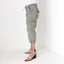 Y2K Khaki Cropped Knee Length Cargo Capri Pants