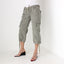 Y2K Khaki Cropped Knee Length Cargo Capri Pants