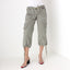 Y2K Khaki Cropped Knee Length Cargo Capri Pants