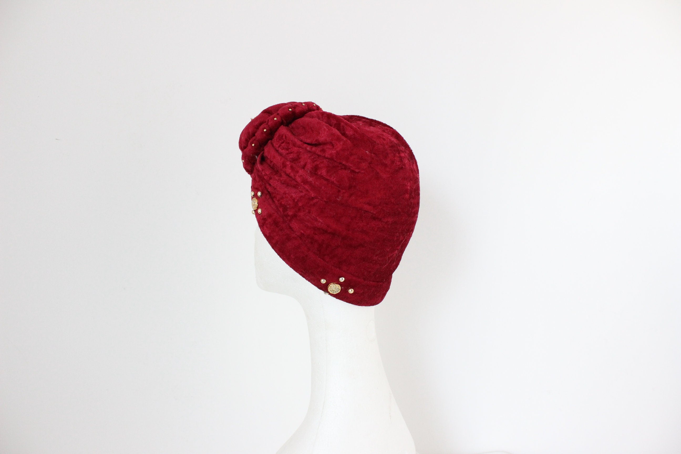 70s Luxe Crushed Velvet Turban