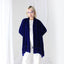Luxury 90s PURE SILK VELVET Cobalt Kimono Robe Jacket
