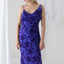 Y2K PURE SILK Asymmetric Velvet Burnout Galliano/Dior Vibe Dress