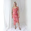 Y2K PURE SILK Asymmetric Velvet Burnout Galliano/Dior Vibe Dress