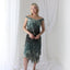 Y2K Italian Vintage Silk Evil Fairy Textured 3D Mesh & Crystal Dress