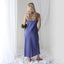 90s Pure Silk Bias Cut Slip Dress in Lilac