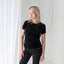 90s Silk Velvet Paisley Burnout Bias Cut Tee