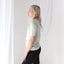 80s PURE SILK Luxury High Neck Knit in Mint
