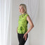 Y2K Mesh & Velvet Floral Cheongsam Collar Fitted Crop Top
